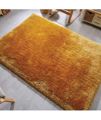 Tapis shaggy Pearl moutarde 160x230cm pour bénéficier 