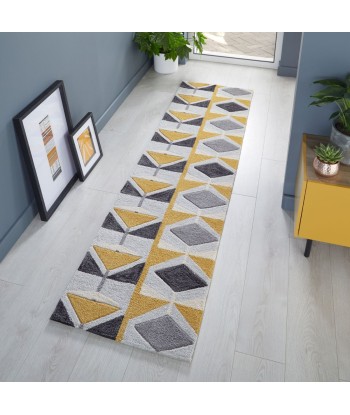 Tapis de couloir Kodiac jaune 60x230cm Amélioration de cerveau avec