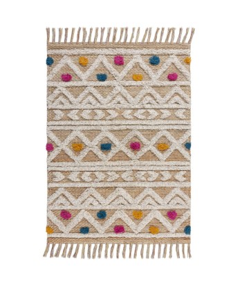 Tapis Jute coloré 80x150cm Par le système avancé 