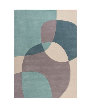 Tapis en laine Radiance Bleu 160x230cm "Imparfait" En savoir plus