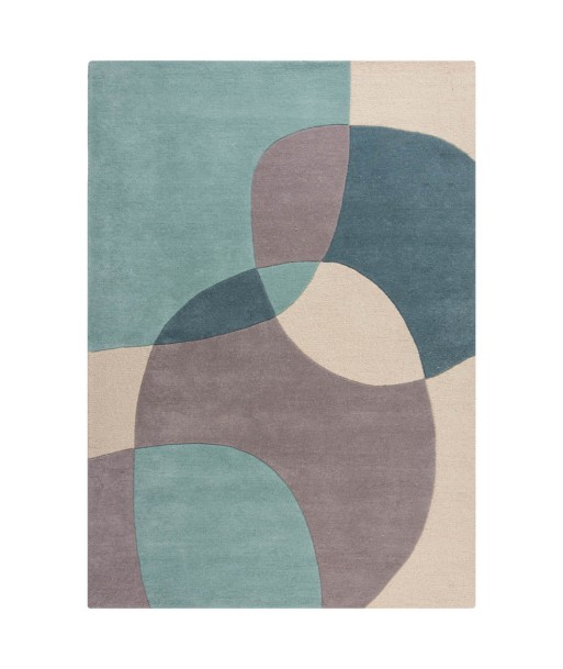 Tapis en laine Radiance Bleu 160x230cm "Imparfait" En savoir plus