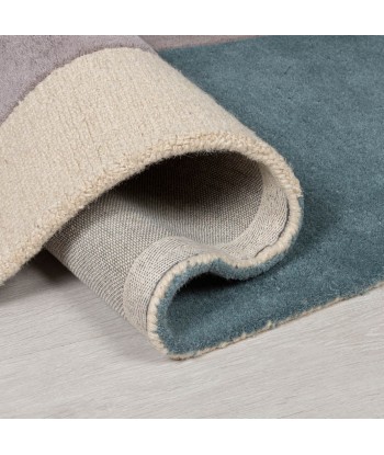 Tapis en laine Radiance Bleu 160x230cm "Imparfait" En savoir plus