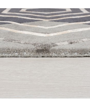 Tapis en laine Harlow Gris 160x230cm "Imparfait" solde