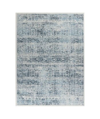 Tapis vintage Sasha 160x213cm Blanc/Bleu 50% de réduction en Octobre 2024