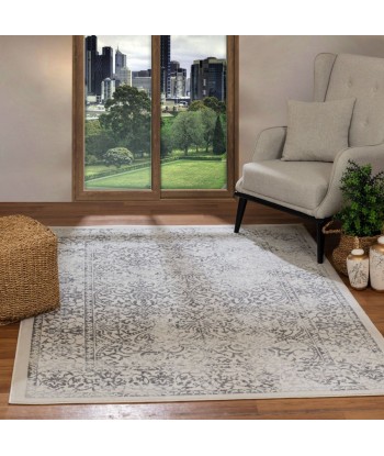 Tapis vintage Hazel 160x213cm Ivoire/Gris Comment ça marche