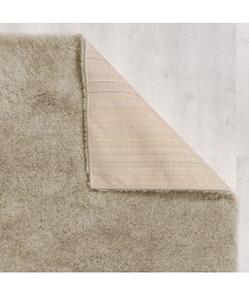 Tapis shaggy beige 200x290cm ou a consommer sur place