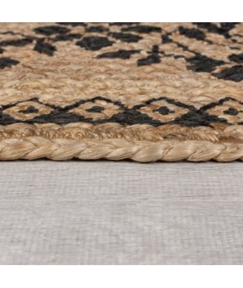 Tapis Jute Beige et noir Maisie 120x170cm s'inspire de l'anatomie humaine