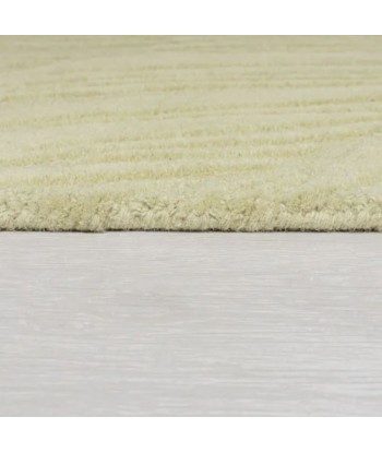 Tapis Lino rond vert en laine Venez acheter