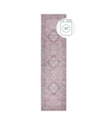 Tapis lavable de couloir Windsor 60x230cm Rose du meilleur 