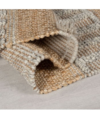 Tapis en Jute et laine 60x230cm pas cheres