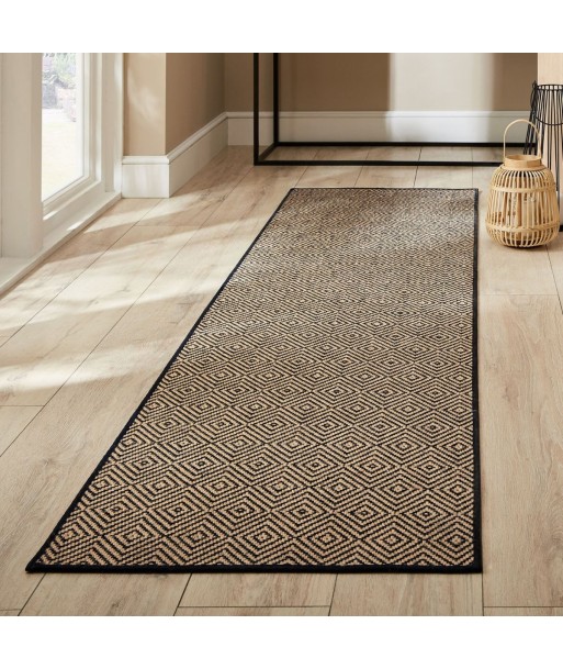 Tapis de couloir jute Diamond 60x230cm d'Europe débarque