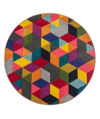 Tapis Dynamic Multicolore 160x160cm des créatures d'habitude