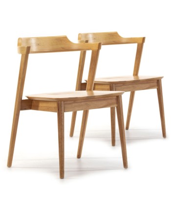 Lot de 2 chaises en bois massif Venus pour bénéficier 