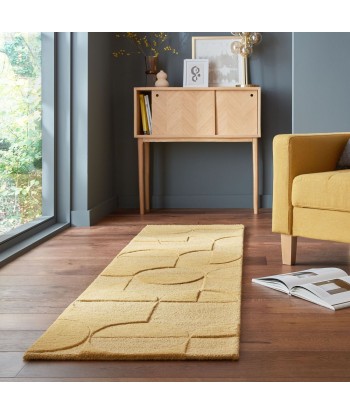 Tapis de couloir en laine Gigi Jaune prix