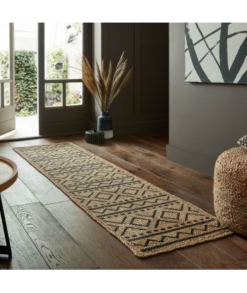 Tapis de couloir jute Luis 60x230cm en linge