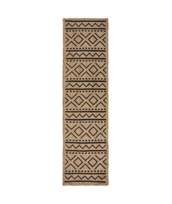 Tapis de couloir jute Luis 60x230cm en linge