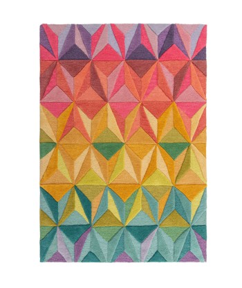 Tapis multicolore 100% laine Amélioration de cerveau avec