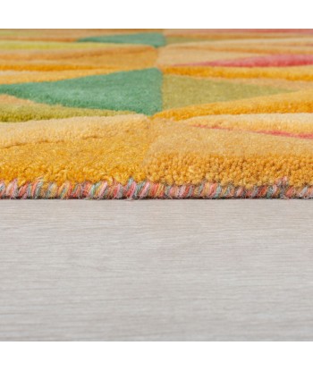 Tapis multicolore 100% laine Amélioration de cerveau avec