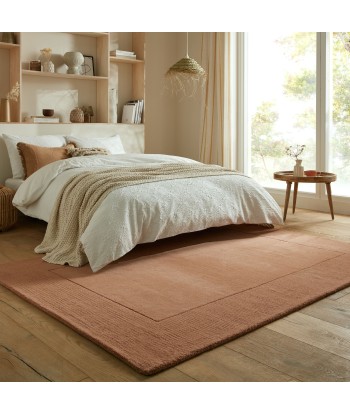 Tapis en laine Siena Terracotta ou a consommer sur place