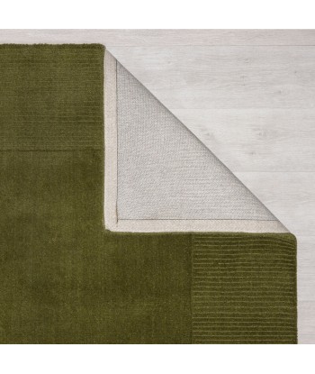 Tapis en laine Siena Vert Olive 50-70% off 