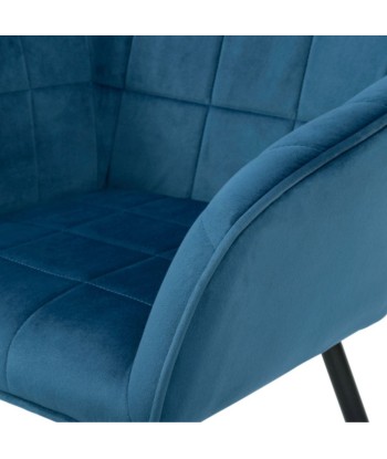 Lot de 2 fauteuils Melinda Bleu pas cher 