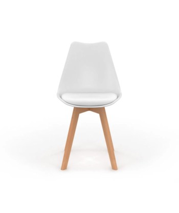 Lot de 6 chaises scandinaves Nordia Blanches chez Cornerstreet bien 