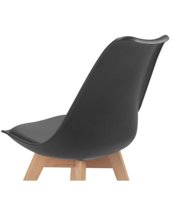 Lot de 6 chaises scandinaves Nordia Noires sélection de produits