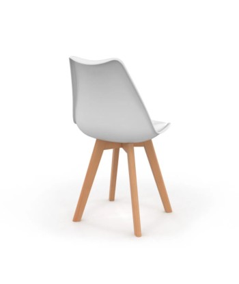 Lot de 6 chaises scandinaves Nordia Blanches chez Cornerstreet bien 