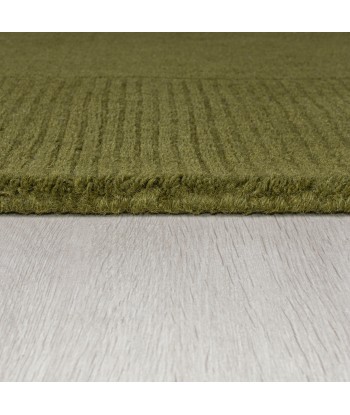 Tapis en laine Siena Vert Olive 50-70% off 