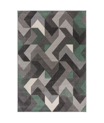 Tapis 3D graphique Aurora 200x290cm Gris et Vert acheter en ligne