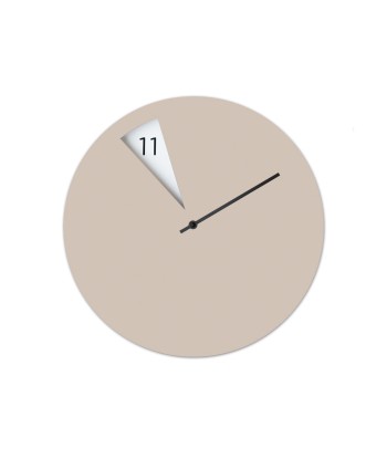 Horloge design, beige suggérées chez