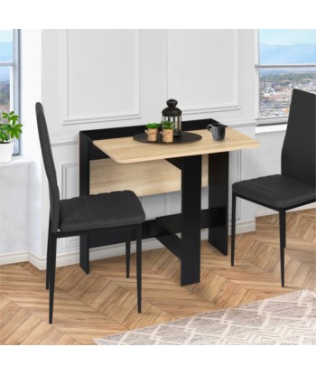 Table console pliable Andy noir/hetre pour bénéficier 