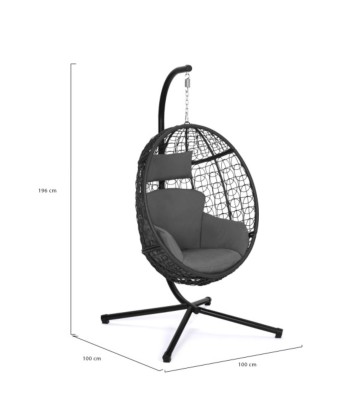 Fauteuil suspendu gris 2023