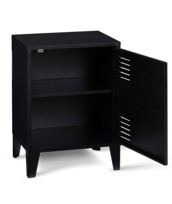 Lot de 2 tables de chevet metal noir l'achat 