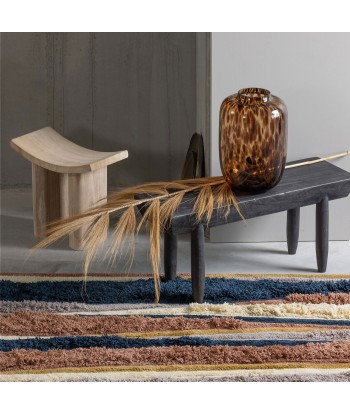 Banc en bois noir design- Léger défaut destockage