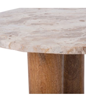 Table d'appoint en bois et marbre Drawer - Léger défaut Découvrez la collection