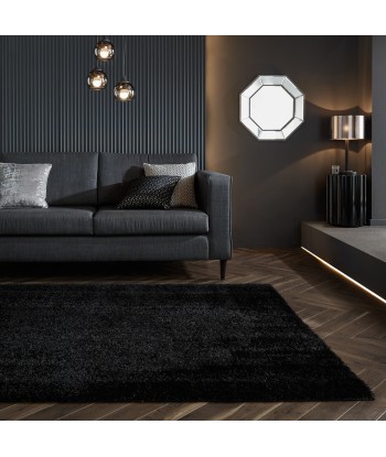 Tapis Shaggy noir 80x150cm Jusqu'à 80% De Réduction