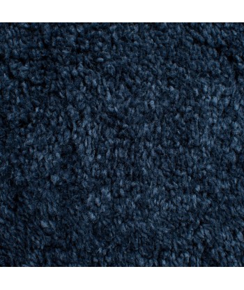 Tapis shaggy rond bleu marine 133x133cm destockage