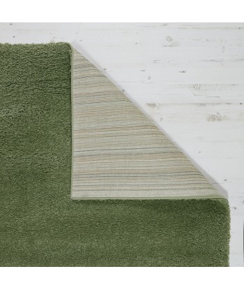 Tapis shaggy vert olive 50% de réduction en Octobre 2024