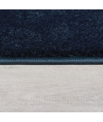 Tapis shaggy bleu marine poils courts pas cher chine