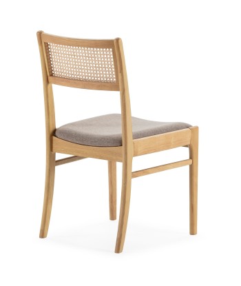 Lot de 2 chaises en bois massif Vilma couleur chêne le concept de la Pate a emporter 