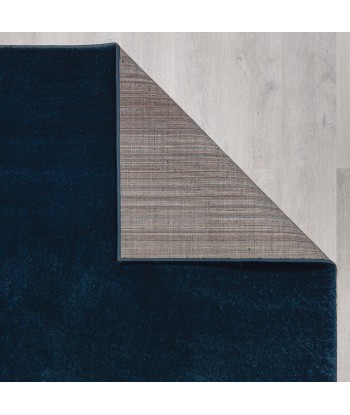 Tapis shaggy bleu marine poils courts pas cher chine