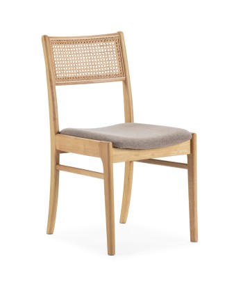 Lot de 2 chaises en bois massif Vilma couleur chêne le concept de la Pate a emporter 