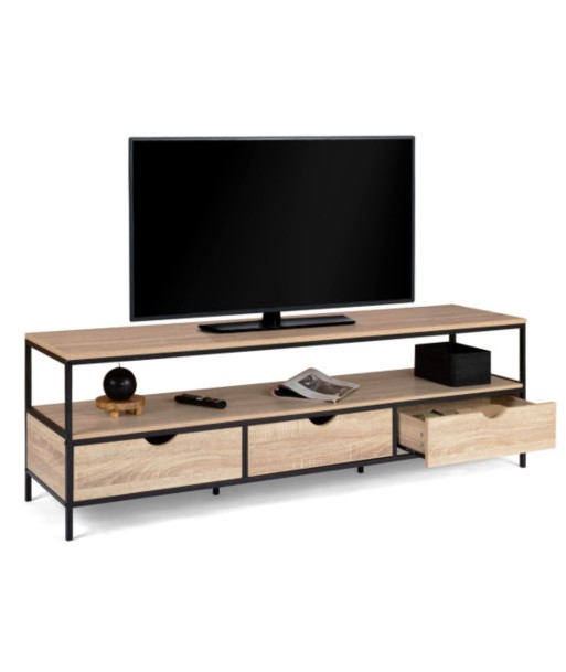 Meuble TV Memphis 3 tiroirs L160cm vous aussi creer 