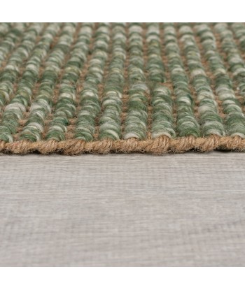 Tapis en jute Ombre vert 200x290cm Véritable concentré