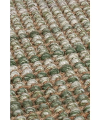 Tapis en jute Ombre vert 200x290cm Véritable concentré