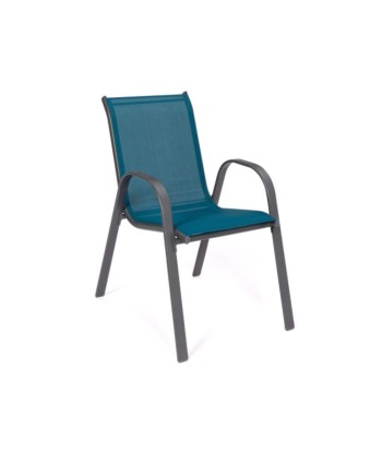 Lot de 4 chaises de jardin en acier- mix couleurs À commander