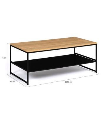 Table basse Manhattan double plateau de France