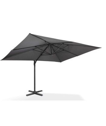 Parasol deporté 3x4m Sombra 360° rectangle gris vous aussi creer 