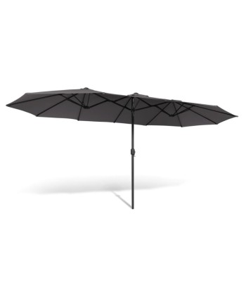 Parasol double gris pas cheres